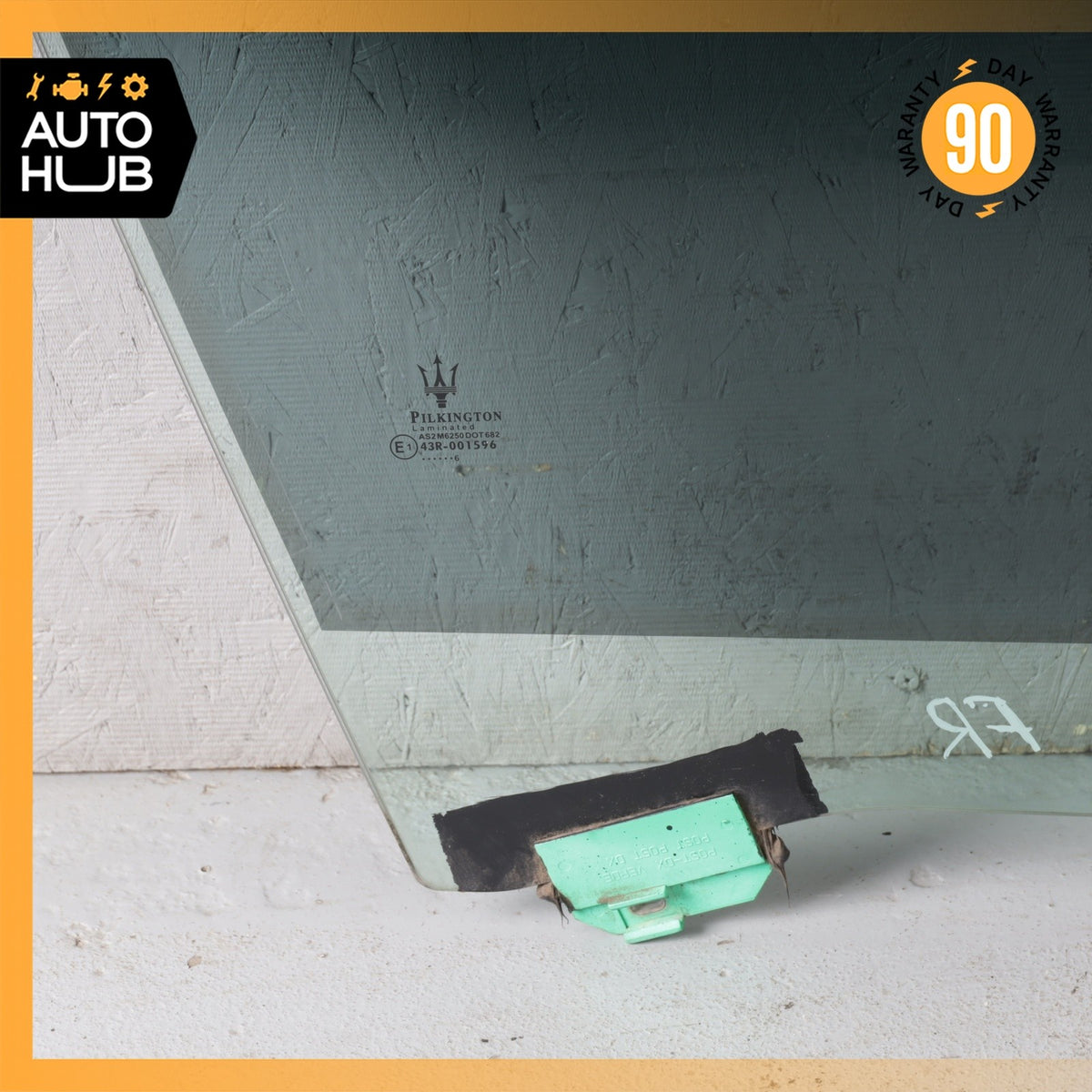 03-13 Maserati Quattroporte M139 Front Right Side Door Window Glass OEM 84k - photo 5