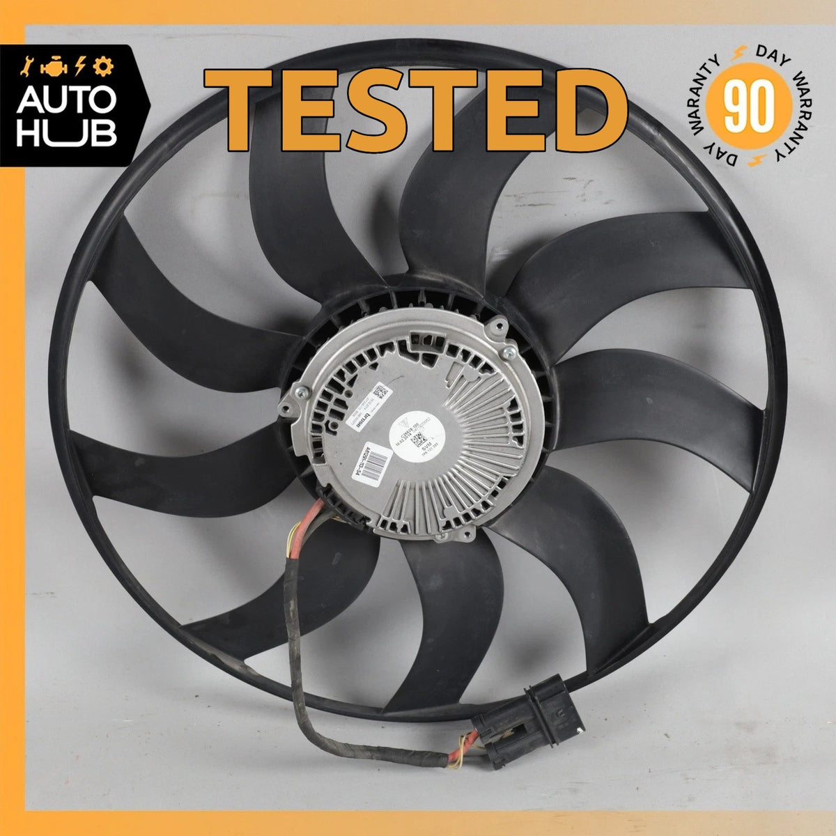 11-18 Porsche Cayenne 958 / Touareg Hybrid Engine Cooling Motor w/ Blade OEM - photo 1