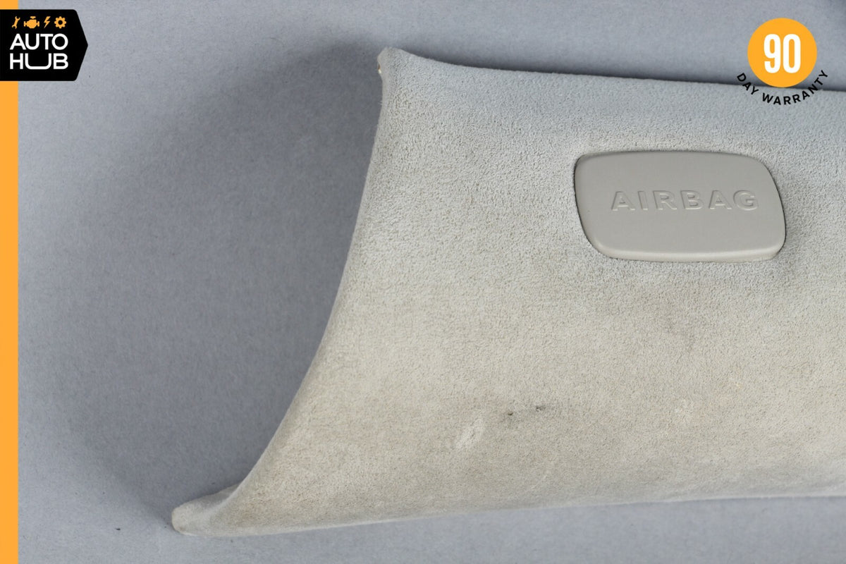 07-14 Mercedes W216 CL600 CL63 AMG A-Pillar Trim Front Left Side Suede Gray OEM - photo 2