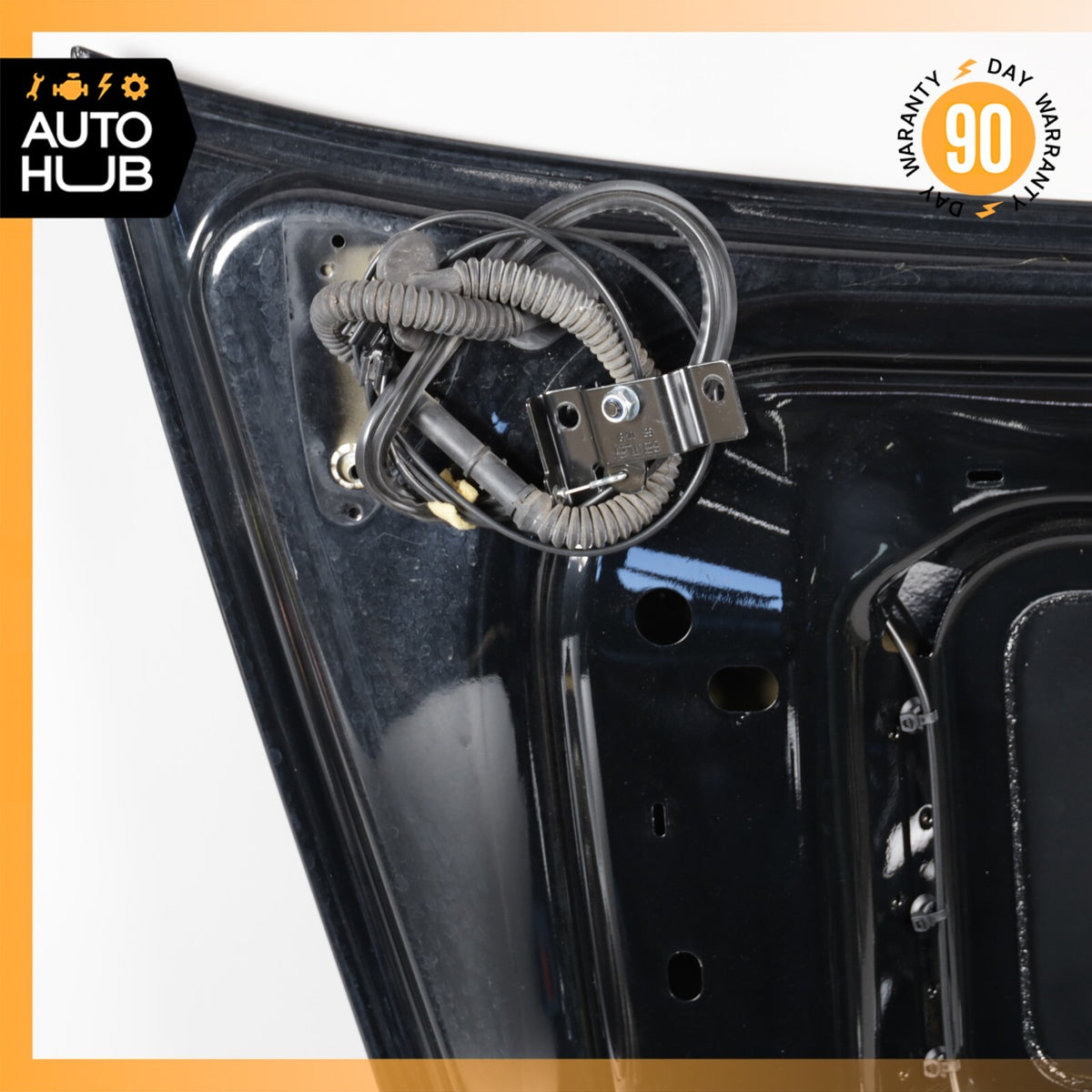 06-13 Bentley Continental Flying Spur Trunk Lid Panel Assembly Black OEM - photo 11