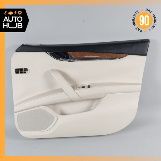 14-17 Maserati Quattroporte M156 S Q4 Front Right Side Interior Door Panel OEM - photo 1