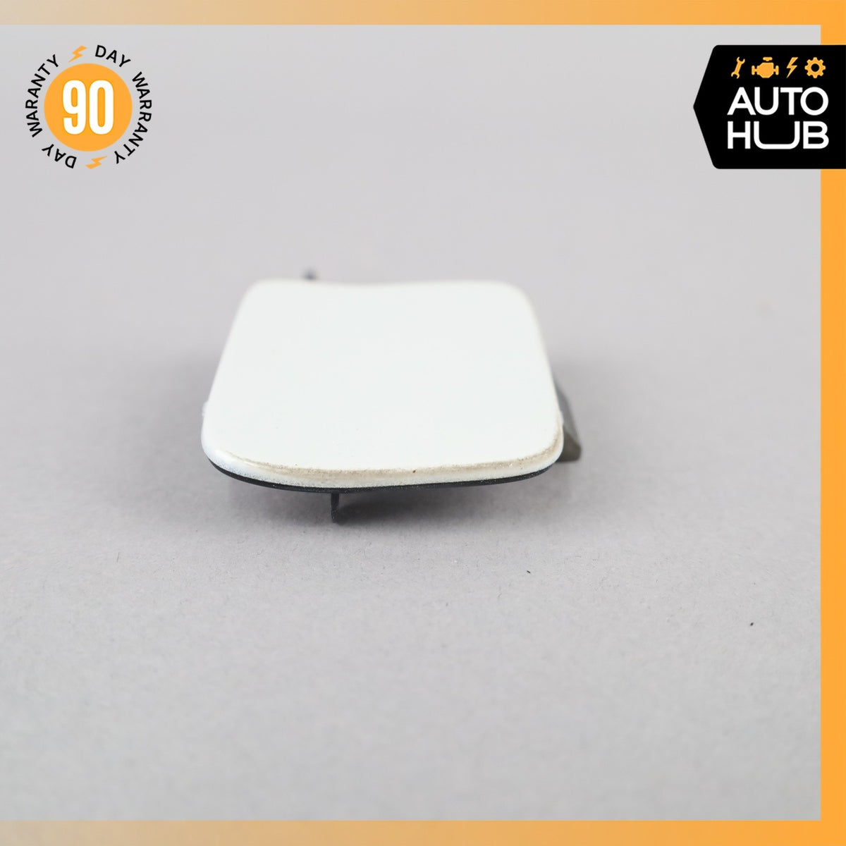 17-19 Audi 4M Q7 Rear Bumper Tow Hook Hitch Cover Lid OEM 87k - photo 7
