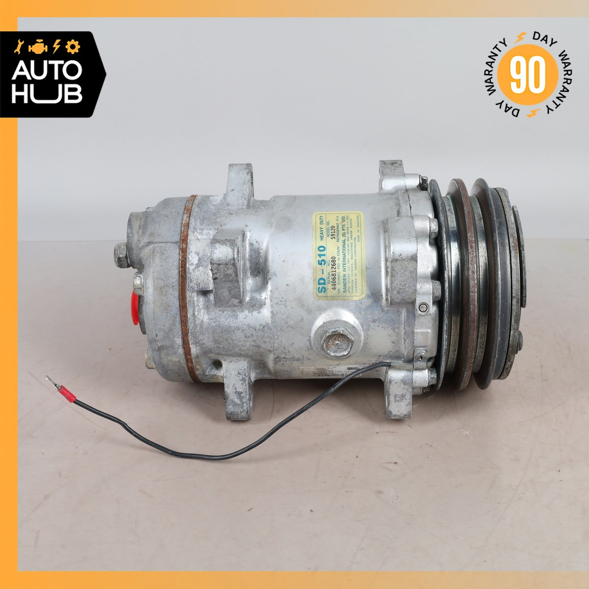 90-93 Bentley Brooklands Silver Spur Turbo R A/C Air Conditioning Compressor OEM - photo 5