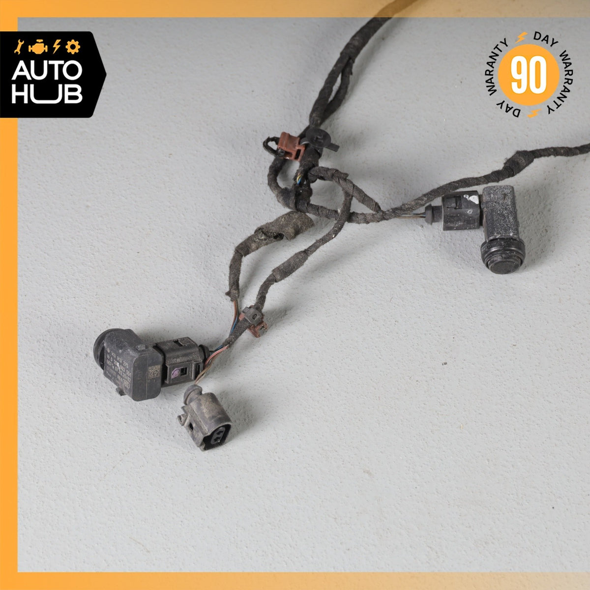Bentley Continental GTC GT Front Bumper Parking Sensor Wire Harness PDC OEM 40k - photo 3