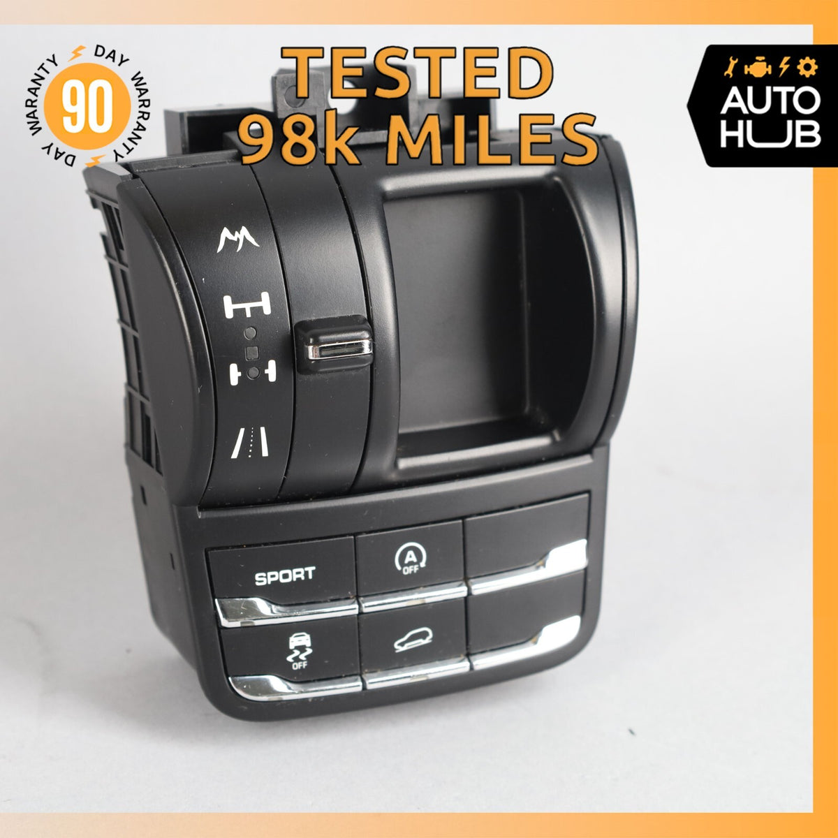 11-14 Porsche Cayenne 958 Suspension Mode Selector Switch 7P5927521R OEM 98k - photo 1