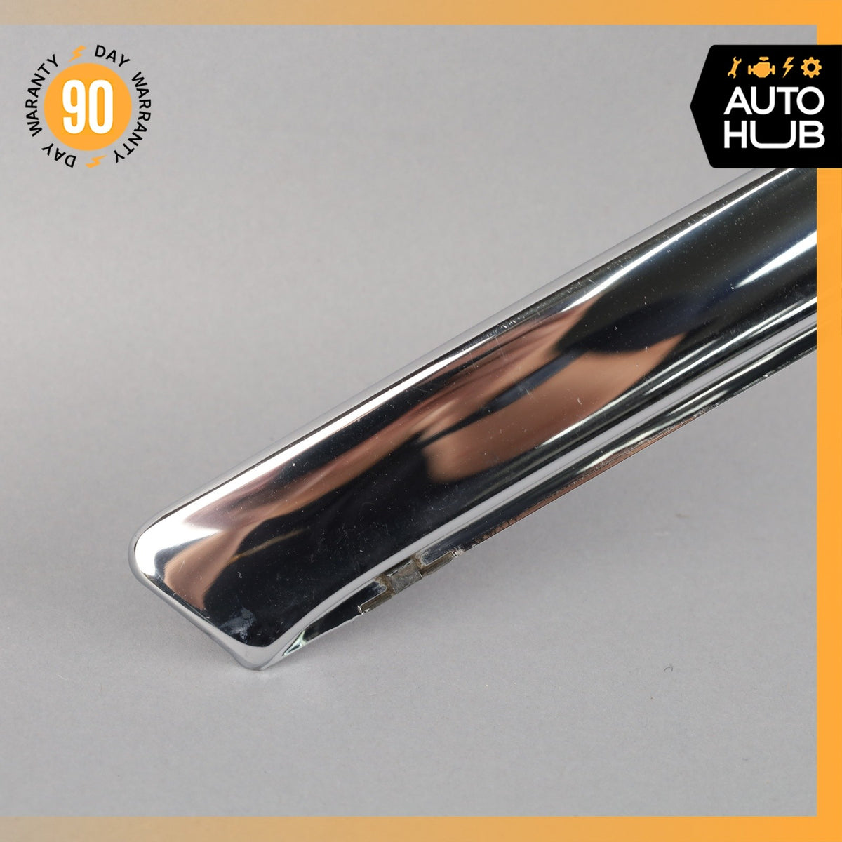 93-99 Mercedes W140 CL600 S500 Coupe Front Bumper Right Molding Trim Chrome OEM - photo 2