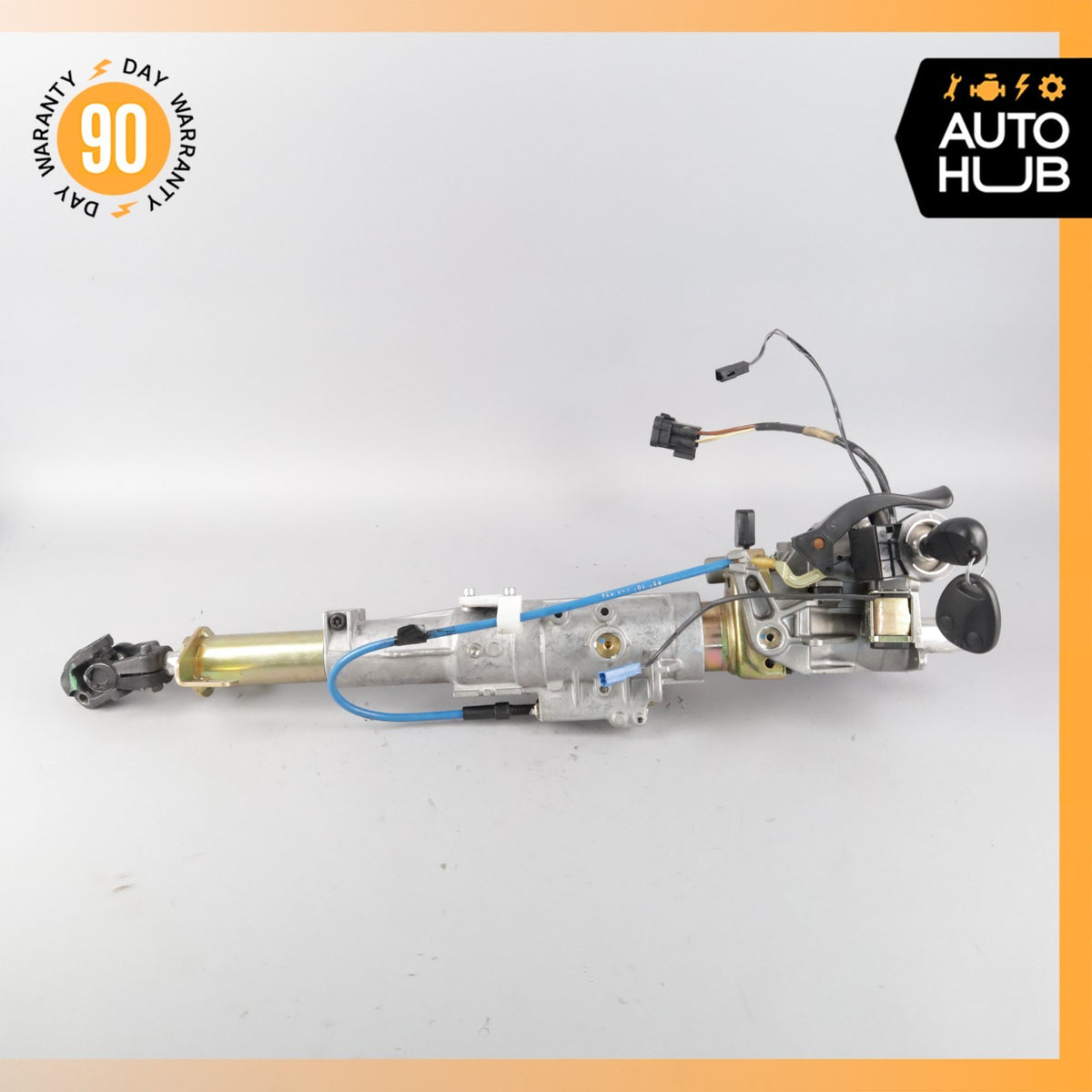 00-04 Aston Martin DB7 Vantage Steering Wheel Column w/ Lock Set OEM 35k - photo 3