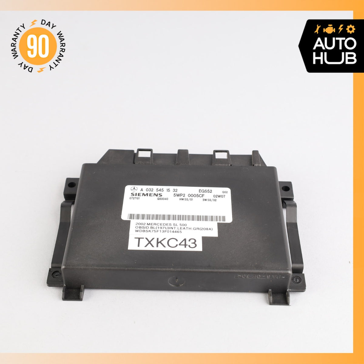 2003 Mercedes R230 SL500 TCU Transmission Control Module 0305450532 OEM - photo 1