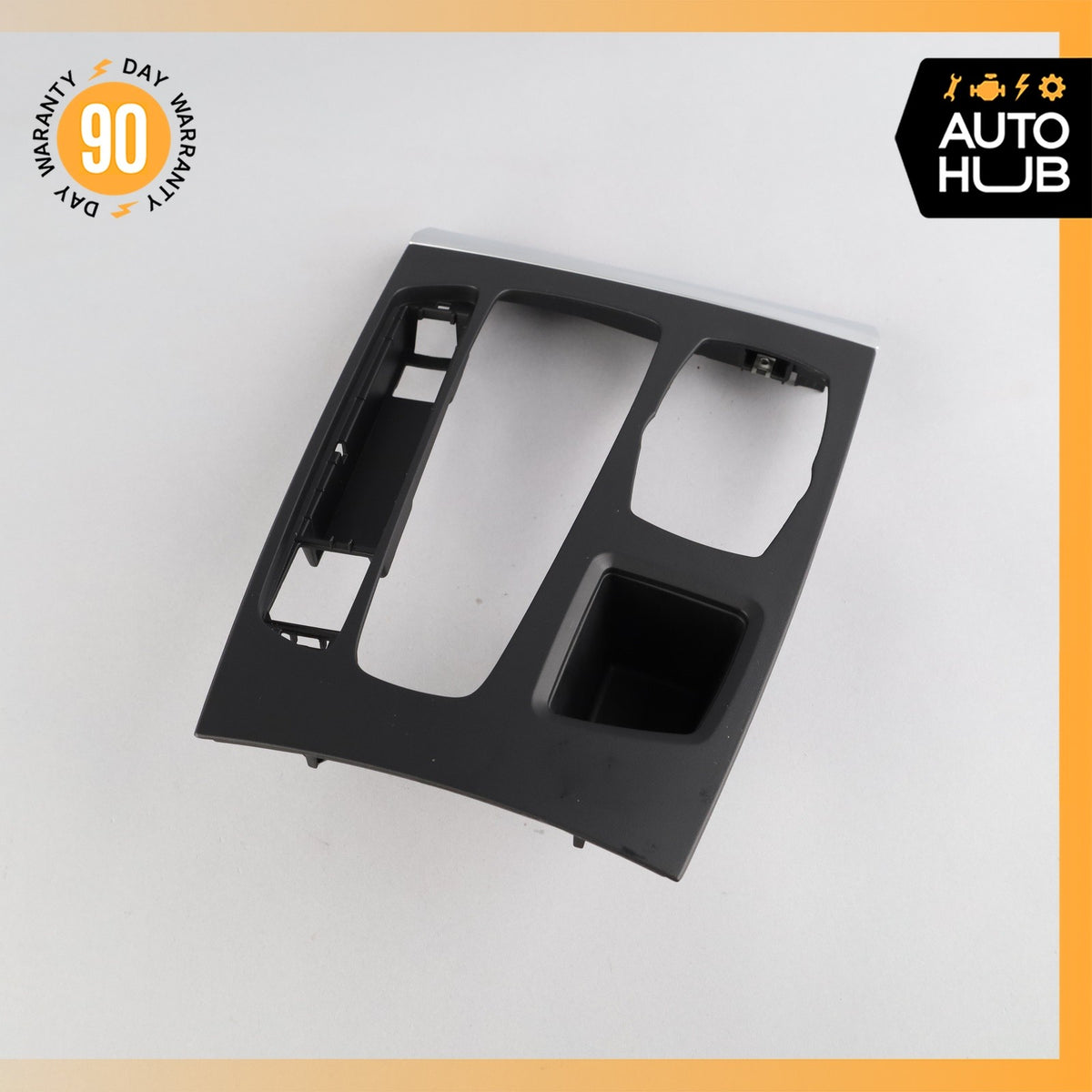 14-17 BMW F15 X5 Center Console Shifter Cover Panel Trim Bezel 51169252115 OEM - photo 2