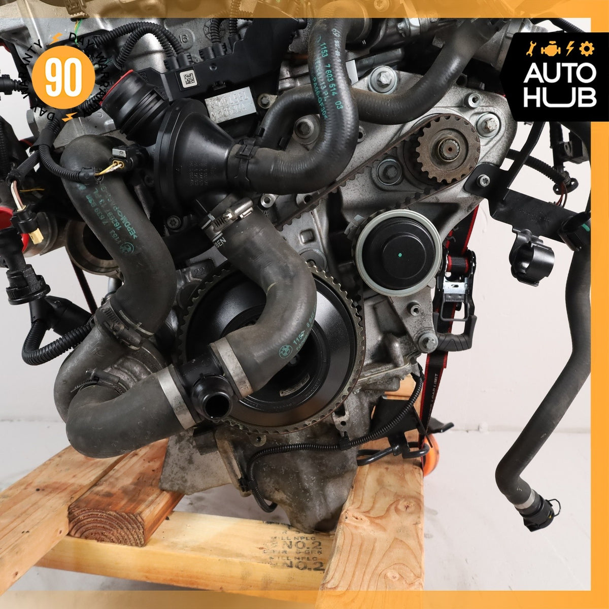 12-18 BMW F15 X5 40e 228i 528i AWD 2.0L N20 Engine Motor Assembly w/ Turbo OEM - photo 18