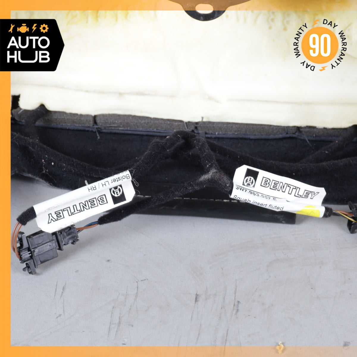 12-15 Bentley Continental GTC Front Right Side Seat Upper Back Cushion OEM 32k - photo 21