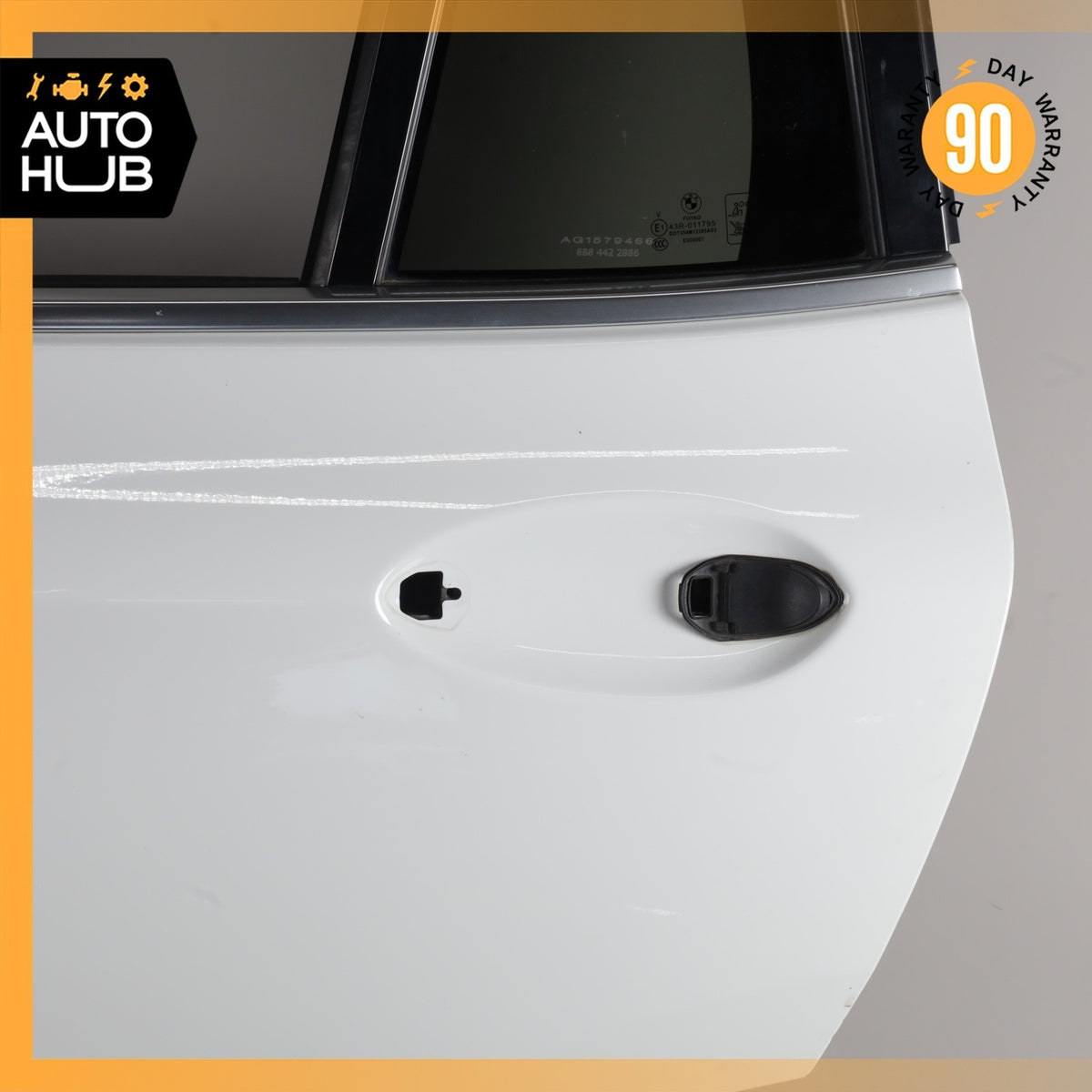 18-24 BMW G01 X3 Rear Left Driver Side Door Shell White OEM - photo 7