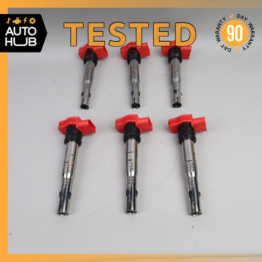 11-18 Porsche Panamera 970 Cayenne E-Hybrid Touareg Ignition Coil Coils Set OEM - photo 1