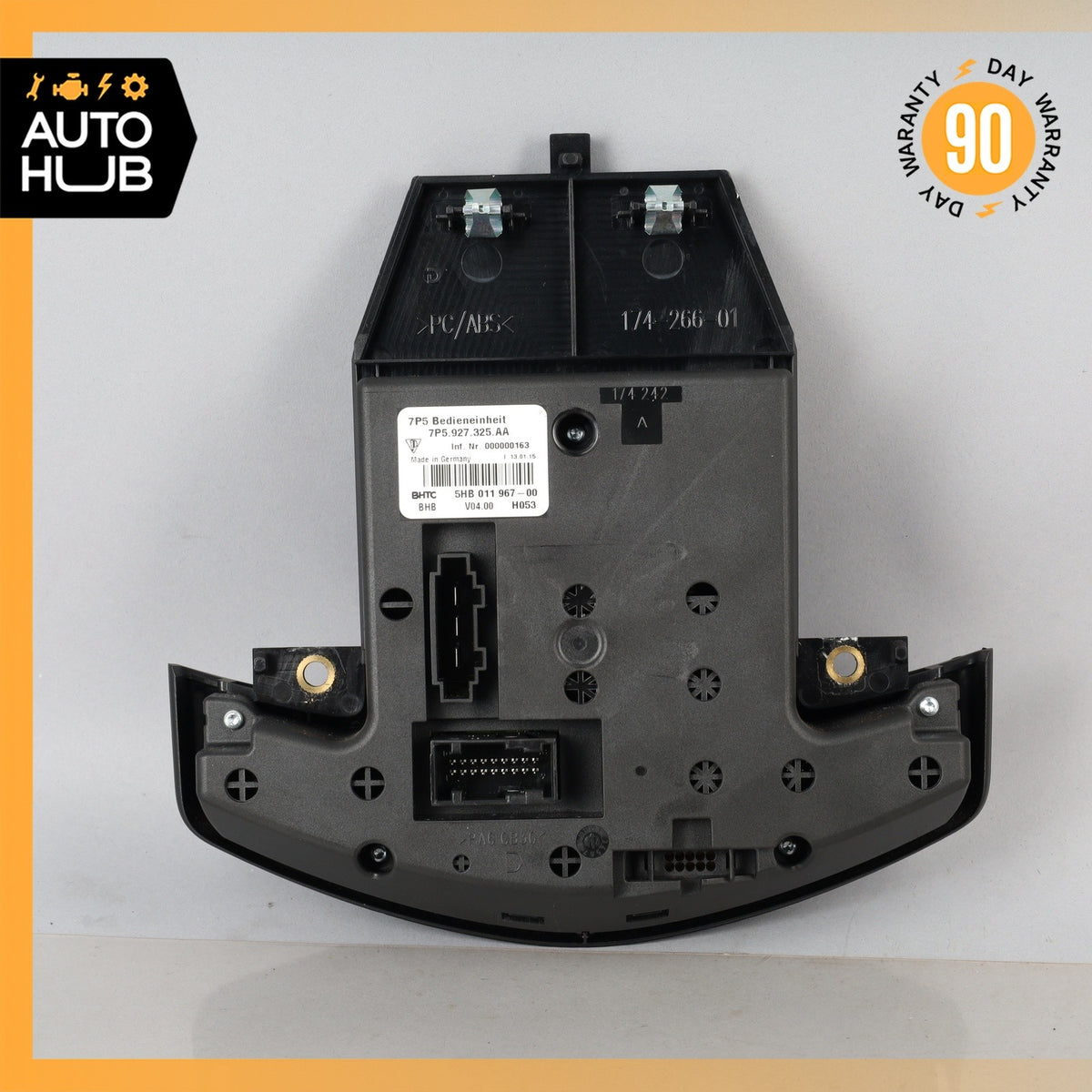 15-18 Porsche Cayenne 958 Rear Seat Heat Lock Switch Control Panel OEM - photo 9