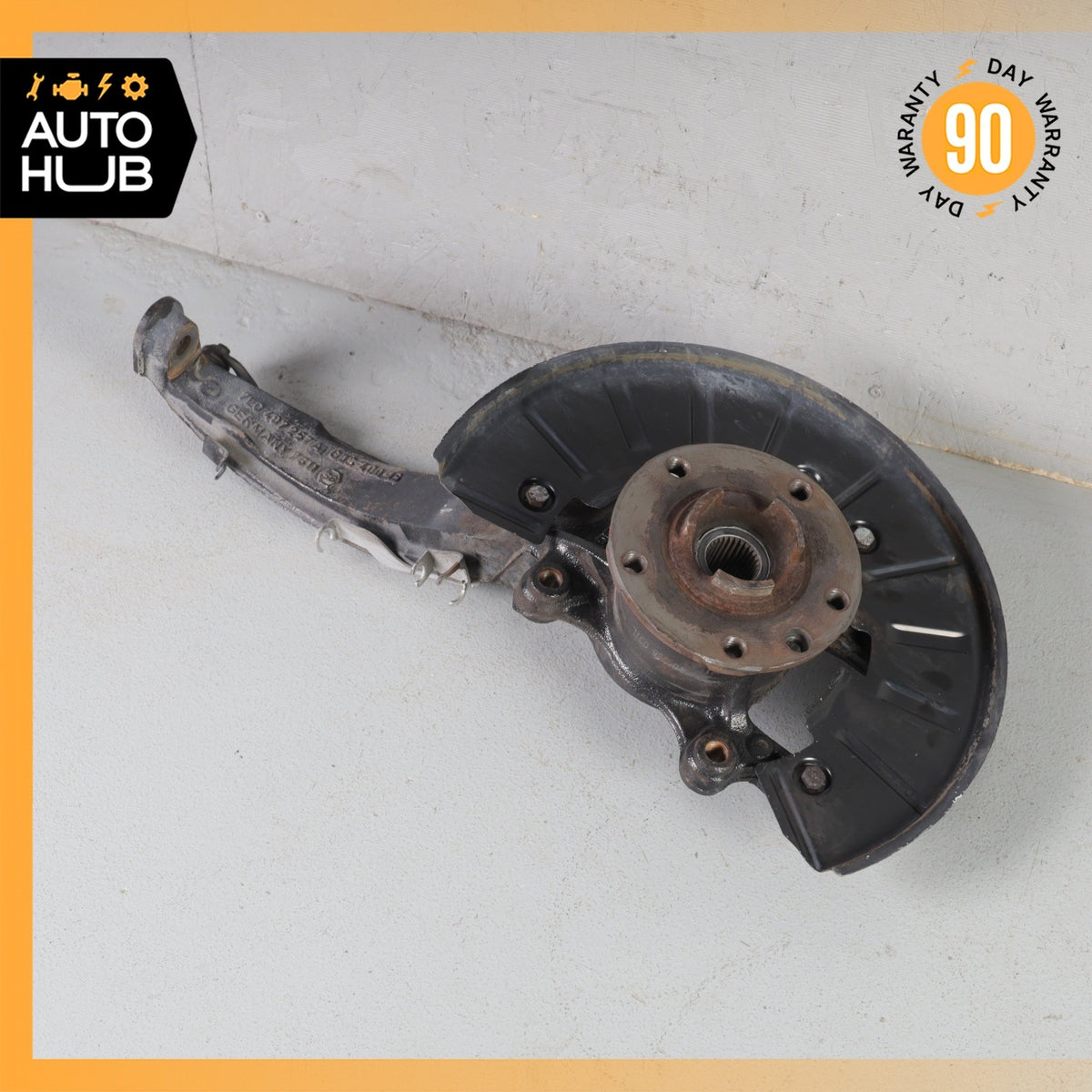 03-10 Porsche Cayenne 955 Front Left Knuckle Spindle Hub 7L0407257A OEM 87k - photo 2