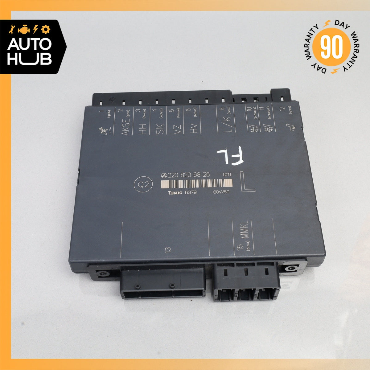 00-02 Mercedes W220 S600 S55 AMG Seat Control Module Front Left OEM - photo 3