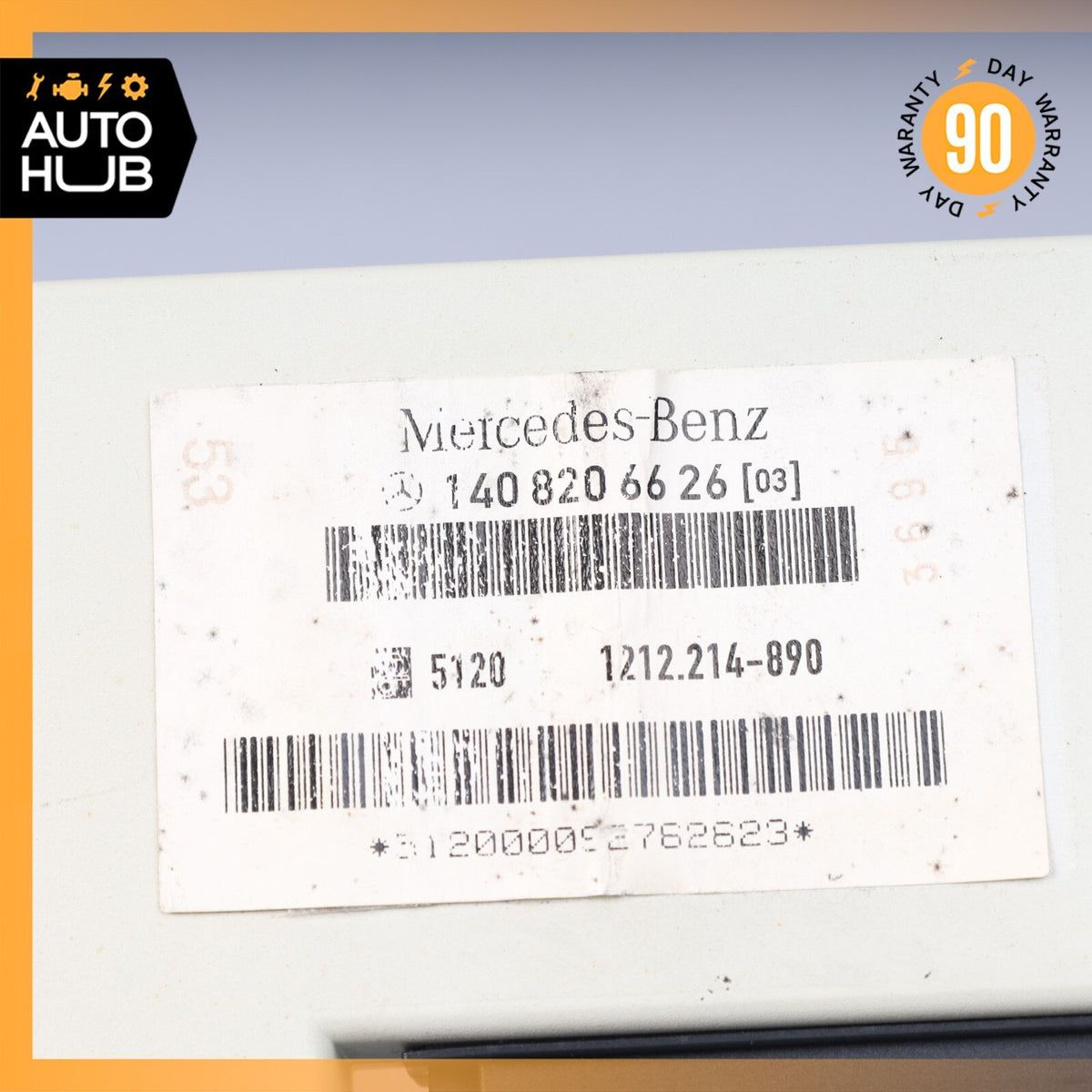 94-02 Mercedes R129 SL320 SL500 Anti Theft Key Alarm Control Module OEM 78k - photo 6