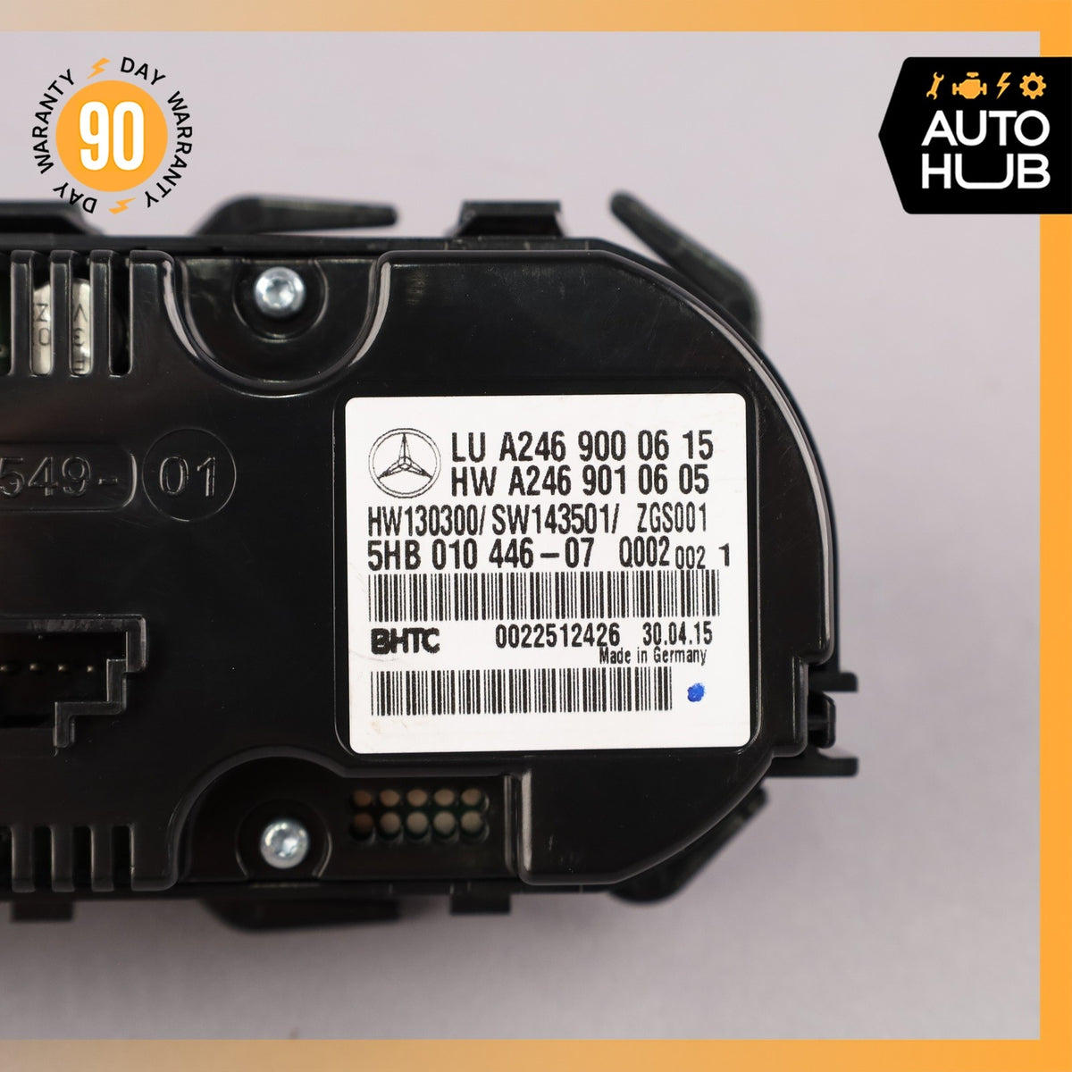 14-20 Mercedes X156 GLA250 GLA45 A/C Heater Climate Control Switch OEM 71k - photo 11