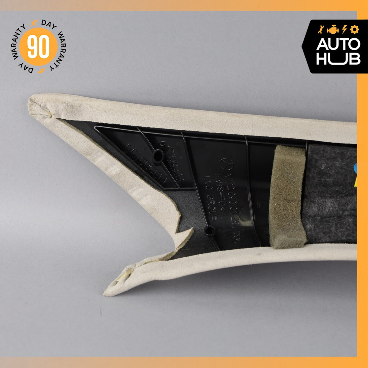 14-17 Mercedes W222 S600 S550 Front Left Side A Pillar Trim Panel Suede OEM - photo 13