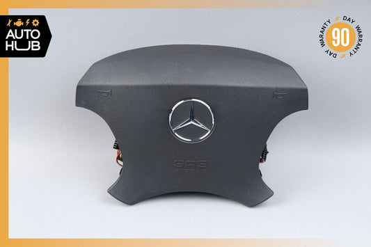 00-06 Mercedes W220 S500 CL500 S55 AMG Steering Wheel Air Bag Airbag Black OEM - photo 1