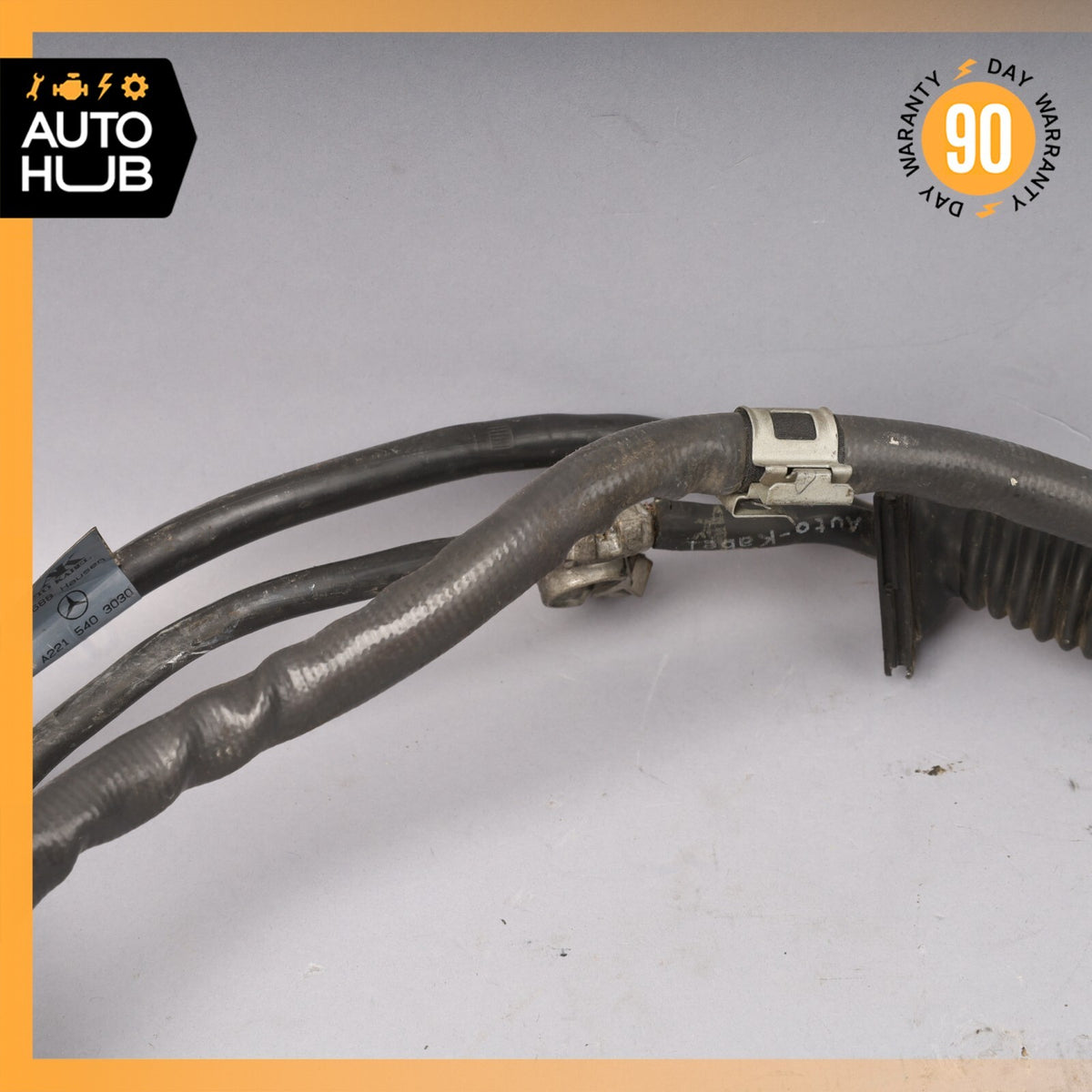 12-13 Mercedes W221 S550 4.6L Battery Starter Alternator Cable Harness OEM - photo 8