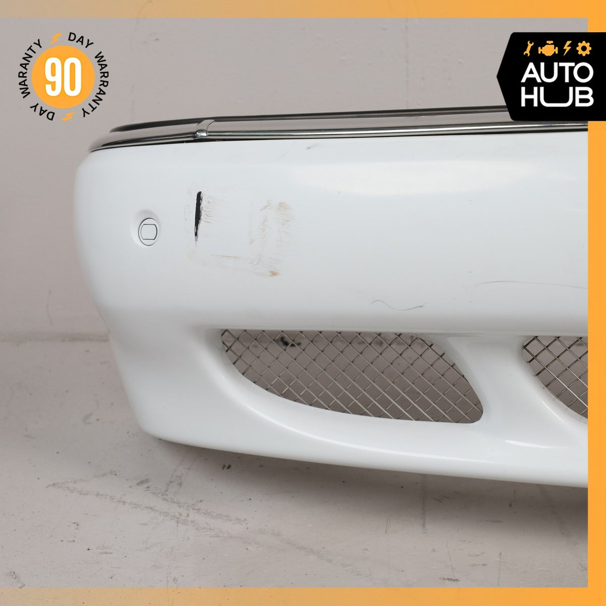 00-02 Bentley Arnage Front Bumper Cover Assembly White OEM 30k - photo 4
