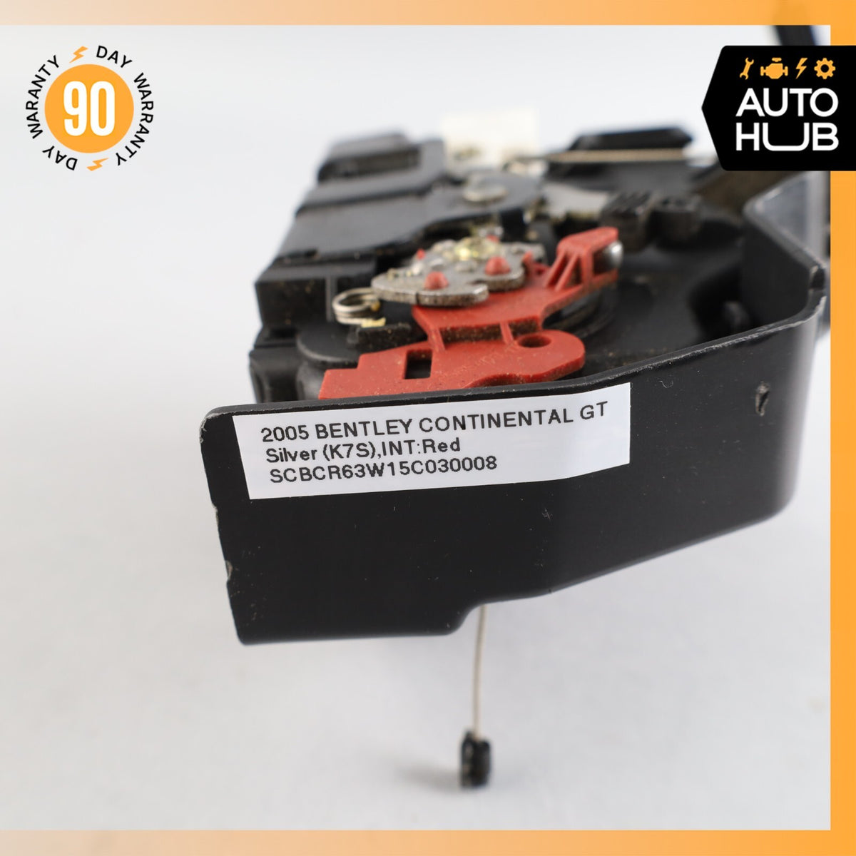 03-10 Bentley Continental GT Front Right Door Lock Latch Keyless Go OEM 73k - photo 9
