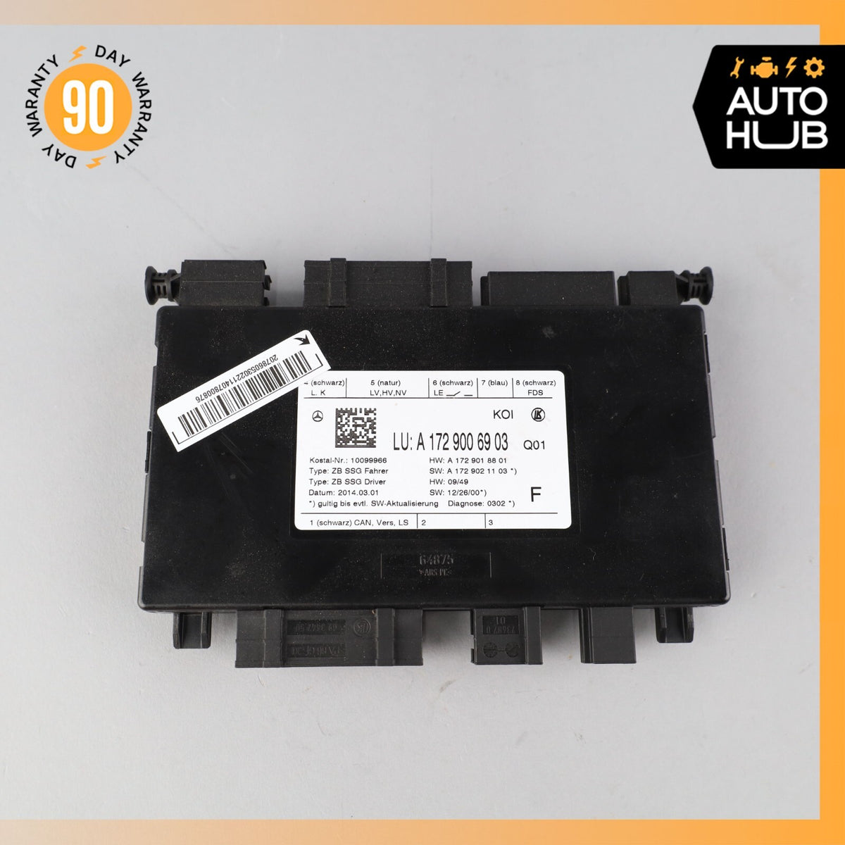 08-18 Mercedes W212 E350 CLS63 SLK250 Seat Control Module Front Left Side OEM - photo 6