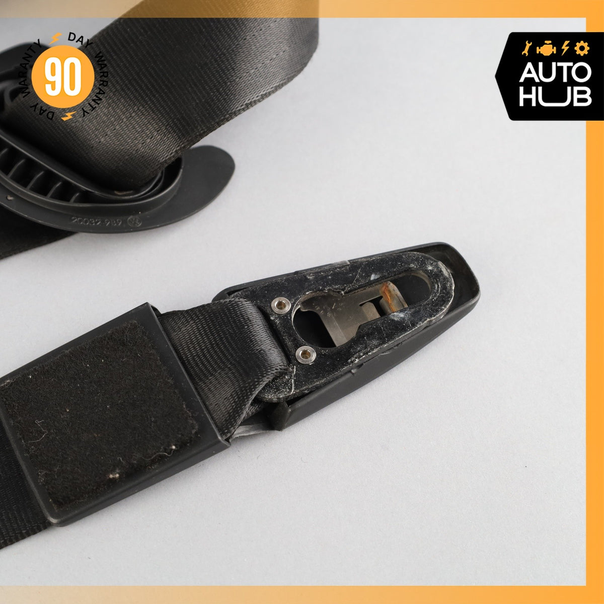 11-18 Porsche Cayenne 958 Front Left Driver Side Seat Belt Black OEM - photo 15