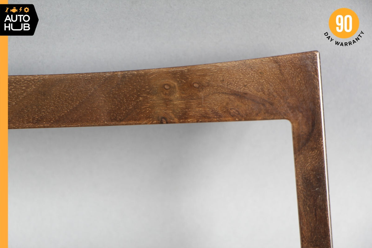 10-13 Mercedes W212 E350 E550 AC A/C Climate Control Switch Trim Bezel Wood OEM - photo 3