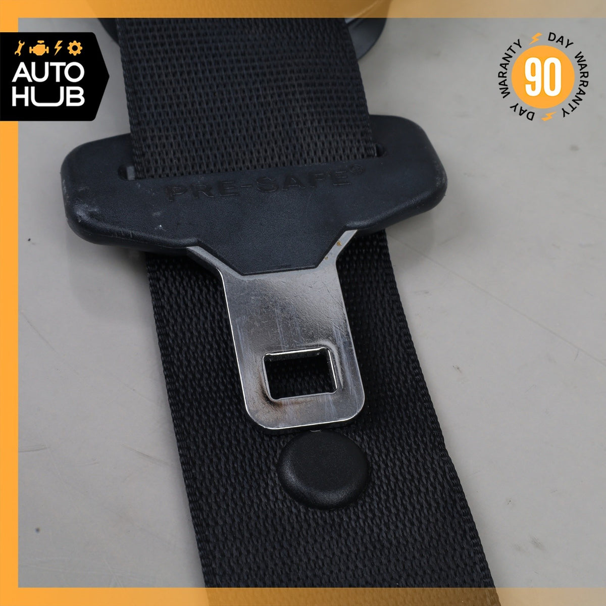 14-17 Mercedes W222 S550e S600 Seat Belt Front Right Passenger Side Black OEM - photo 6
