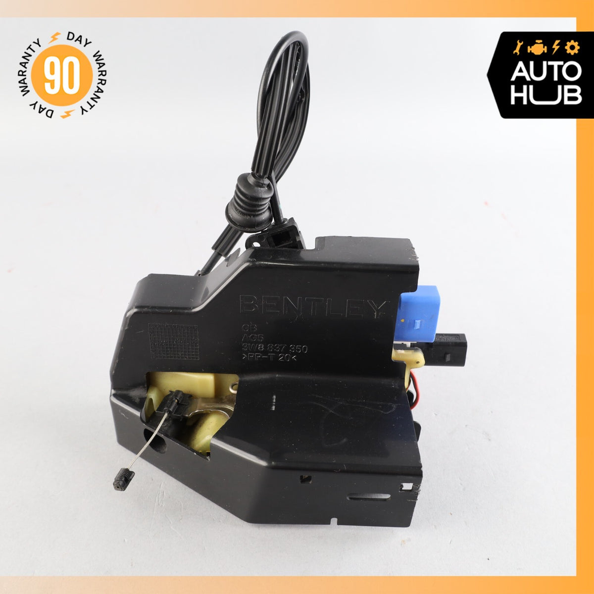 03-10 Bentley Continental GT Front Right Door Lock Latch Keyless Go OEM 73k - photo 6