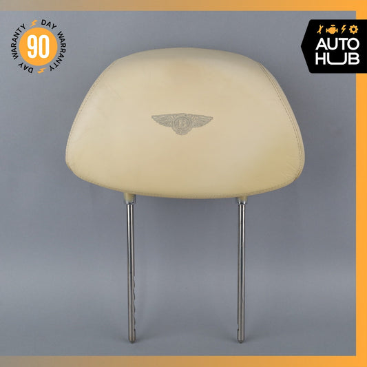 Bentley Arnage Front Left or Right Seat Headrest Head Rest Beige OEM 42k - photo 1