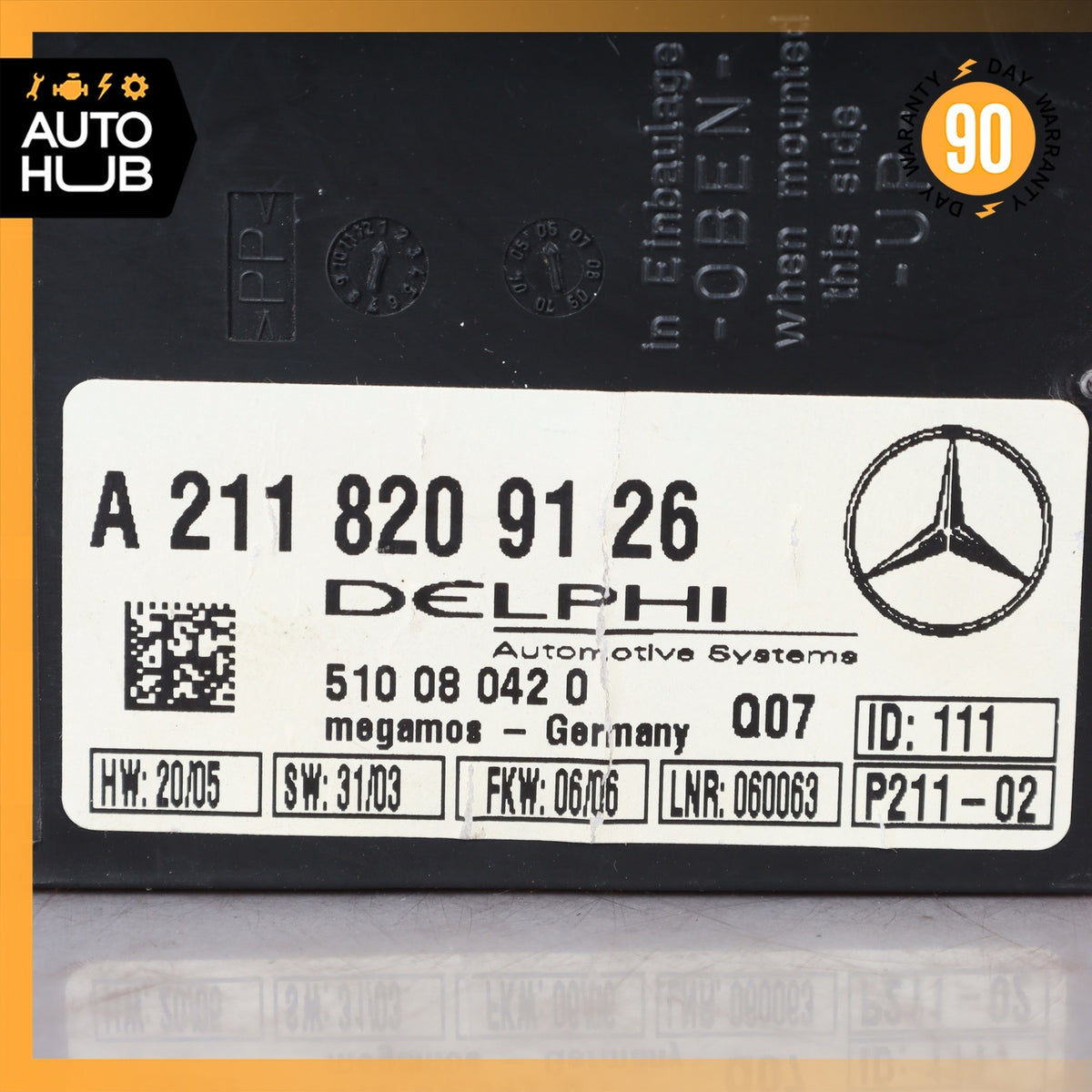 Mercedes W209 CLK350 S430 S55 AMG E320 Anti Theft Alarm Module 2118209126 OEM - photo 5