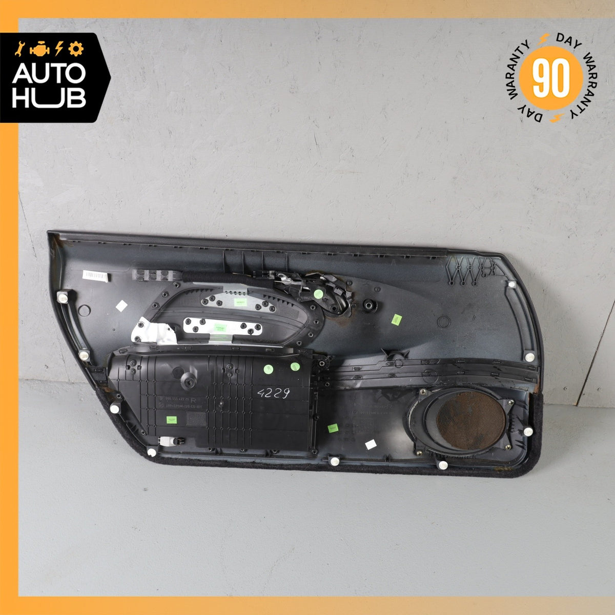 00-04 Porsche Boxster 986 Front Right Side Interior Door Panel Trim Black OEM - photo 14