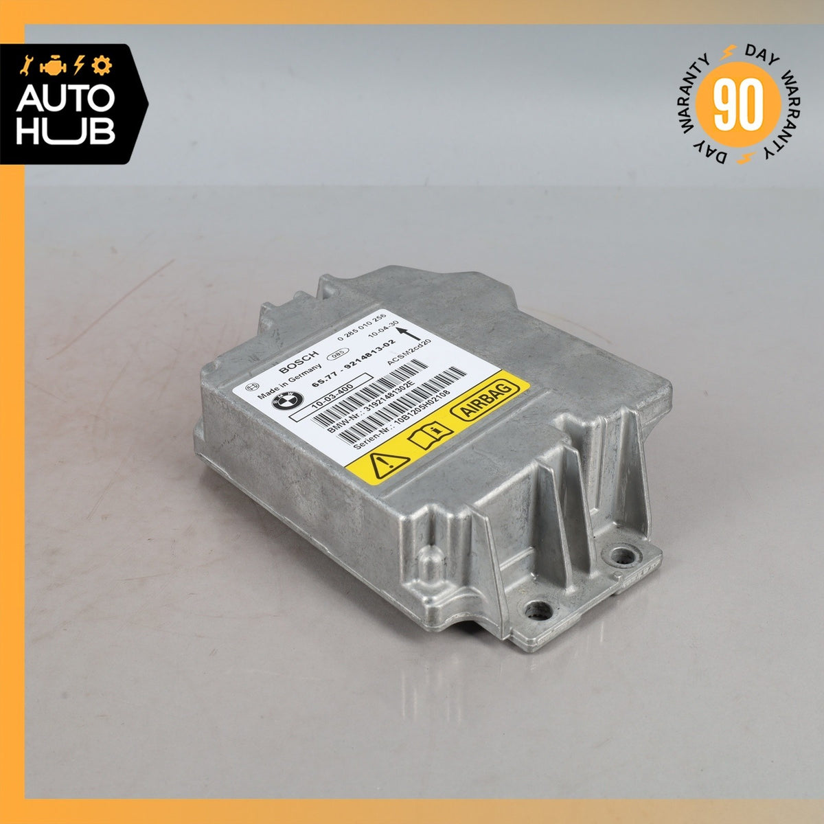 BMW E88 128i 135i Convertible Airbag Air Bag Sensor SRS Control Module OEM - photo 4