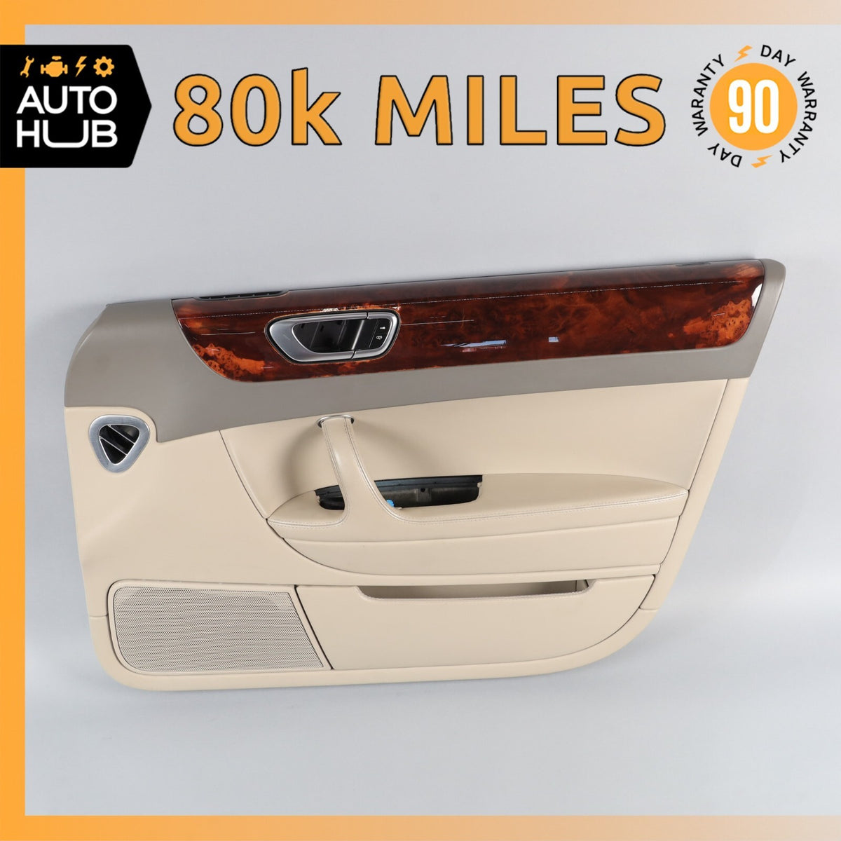 Bentley Continental Flying Spur Front Right Side Interior Door Panel OEM 80k - photo 1