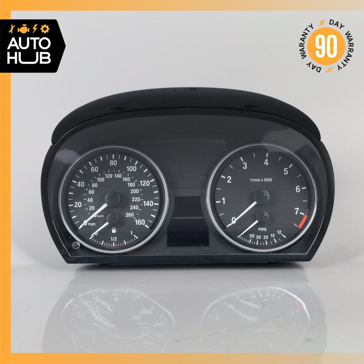 BMW E90 328i Instrument Gauge Cluster Speedometer OEM 67k - photo 2