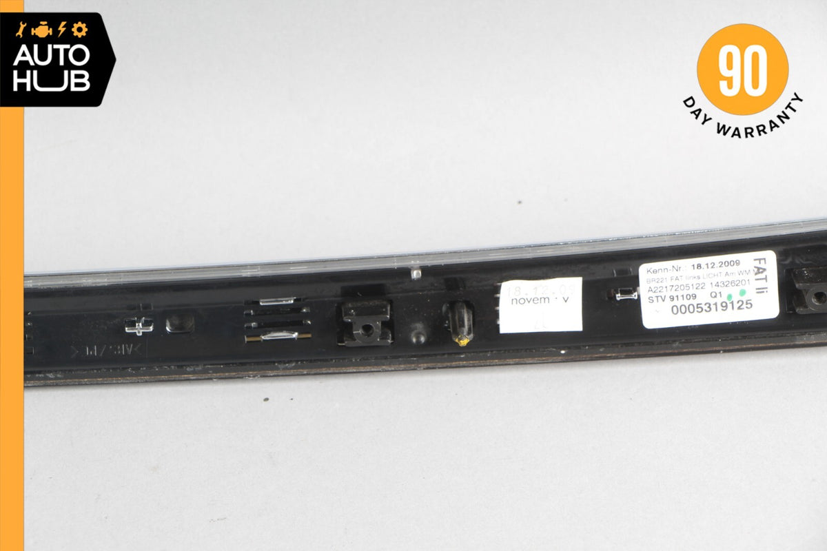 10-13 Mercedes W221 S400 S550 Front Left Driver Side Door Panel Trim Wood OEM - photo 8