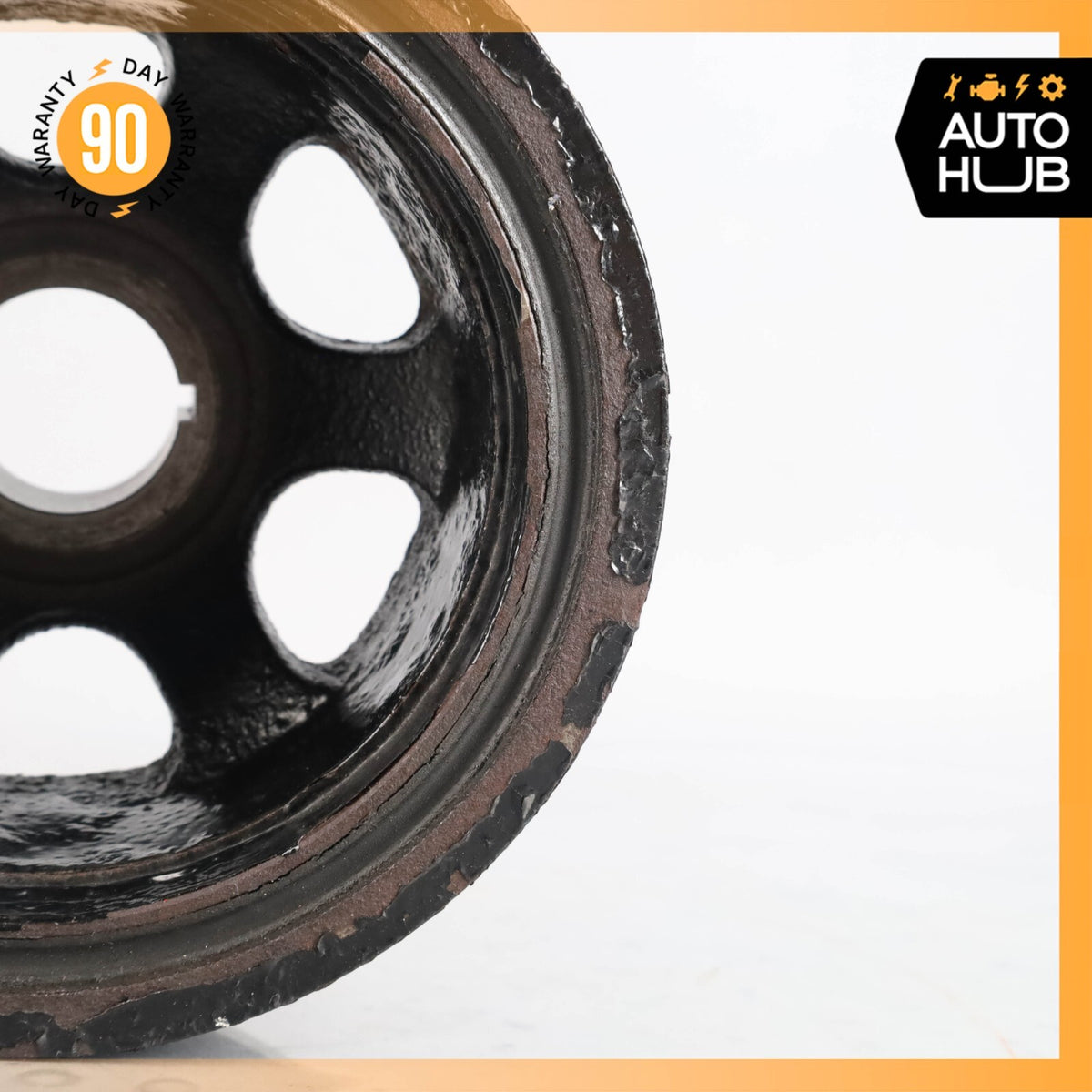 07-15 Mercedes W164 ML63 E63 SLS AMG Crank Shaft Pulley Harmonic Dampener OEM - photo 8
