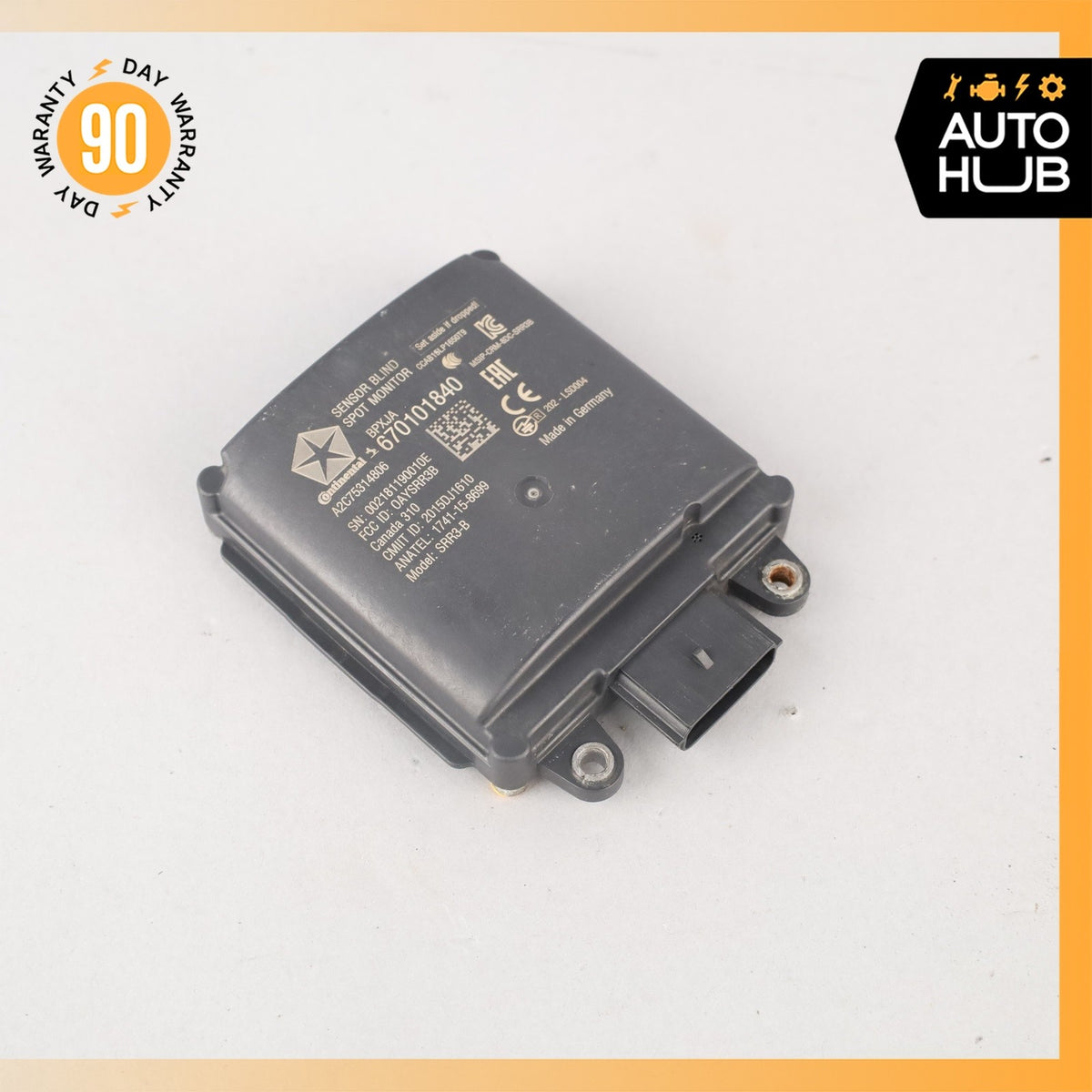 17-24 Maserati Levante M161 Rear Blind Spot Radar Sensor Module OEM 89k - photo 3