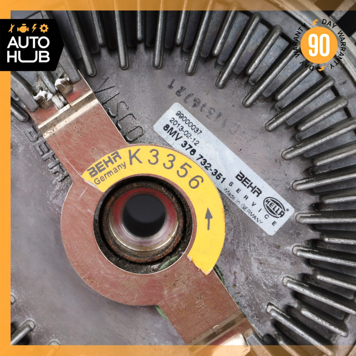 90-99 Mercedes R129 SL320 E320 S320 Radiator Cooling Fan w/Clutch 1032000623 OEM - photo 7