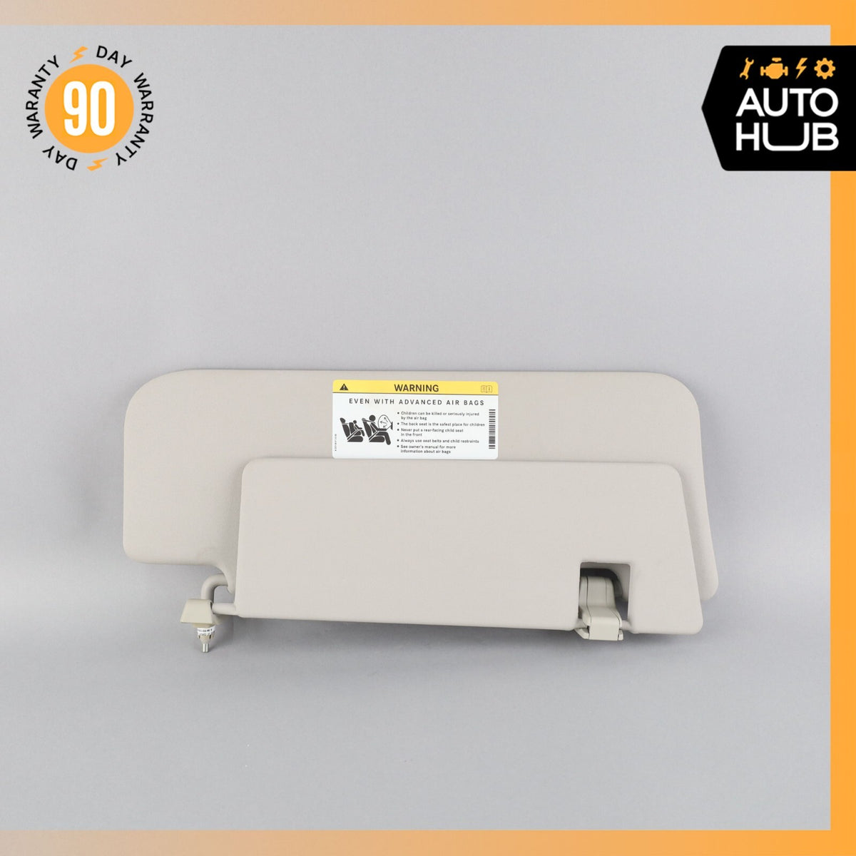 06-12 Mercedes W164 ML350 GL550 Sun Visor Sunvisor Front Left Side Gray OEM - photo 1