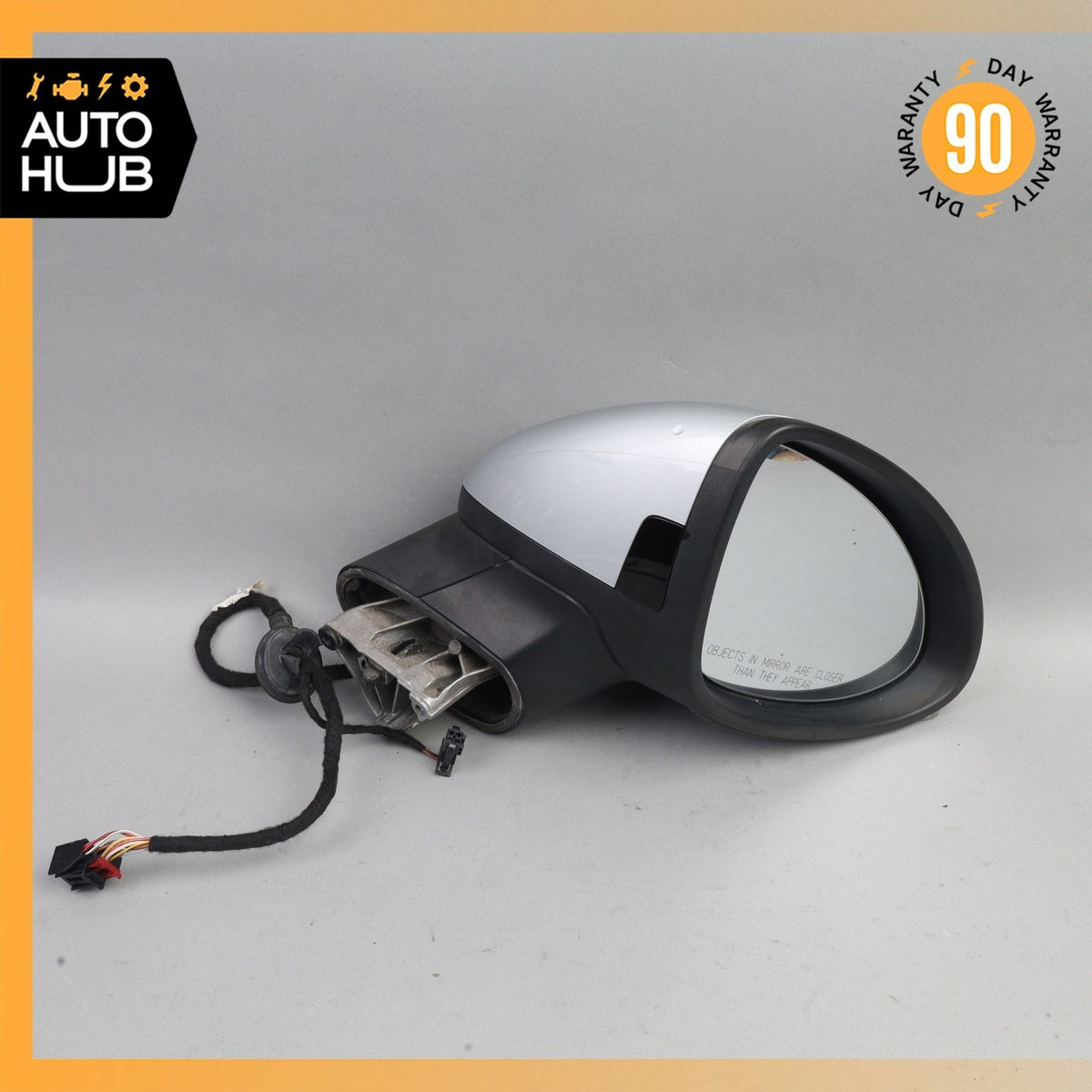 11-14 Porsche Cayenne 958 Right Passenger Side Rear View Door Mirror Silver OEM - photo 2