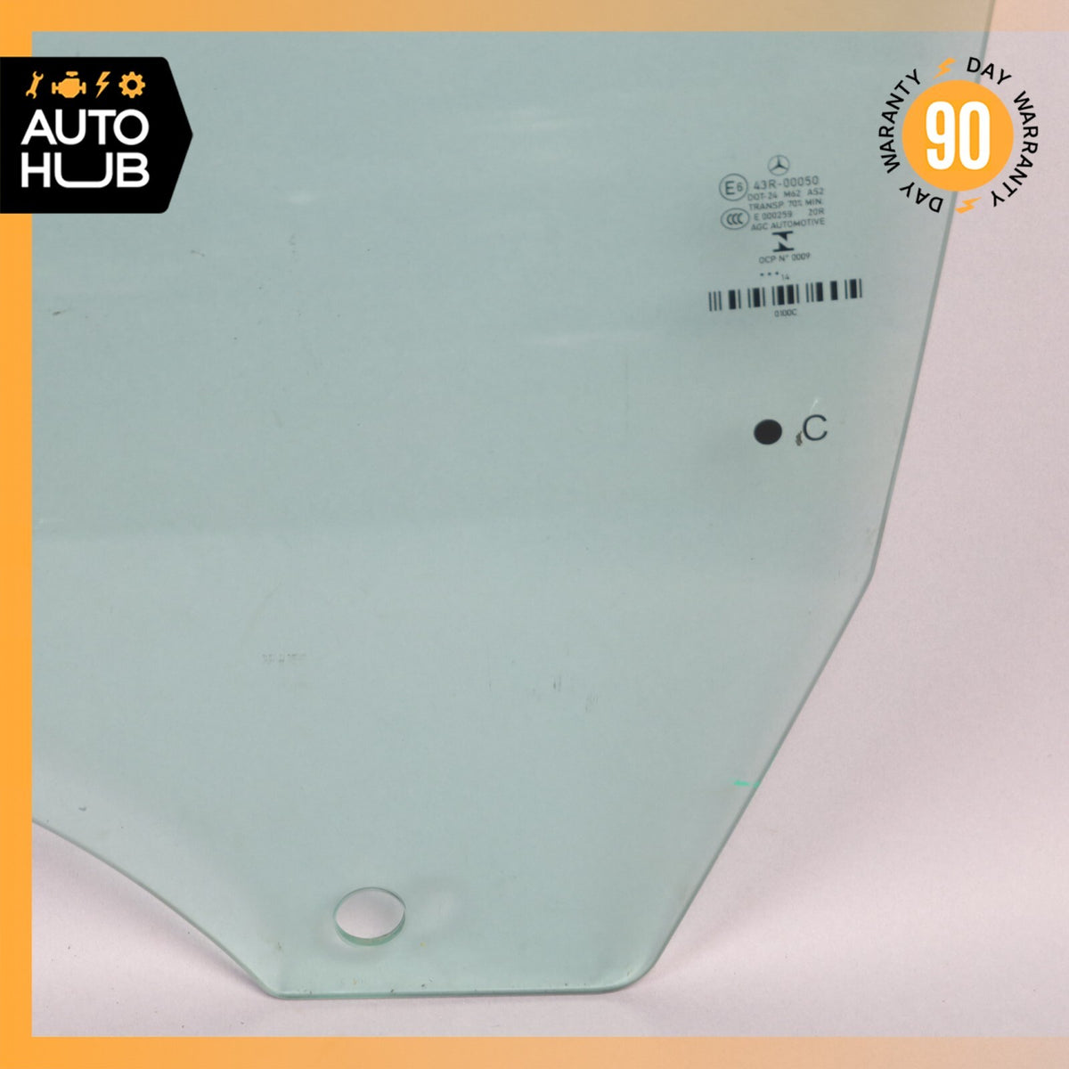 14-17 Mercedes W207 E350 E550 Coupe Front Left Driver Side Window Glass OEM - photo 9
