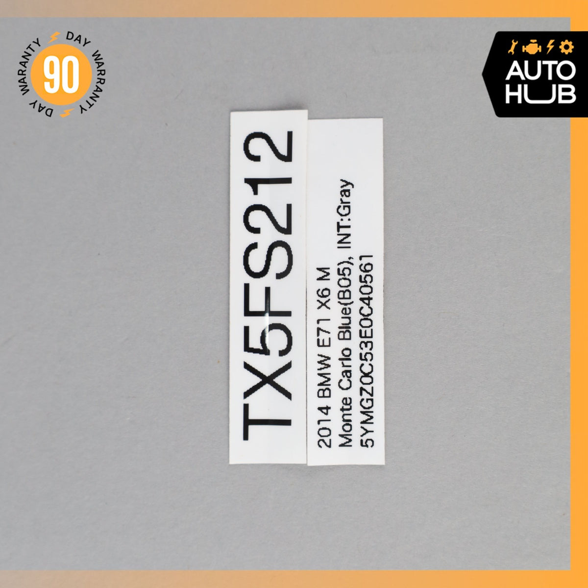 BMW E71 X6M TPMS Tire Pressure Monitor Sensor 6856227 OEM 62k - photo 9