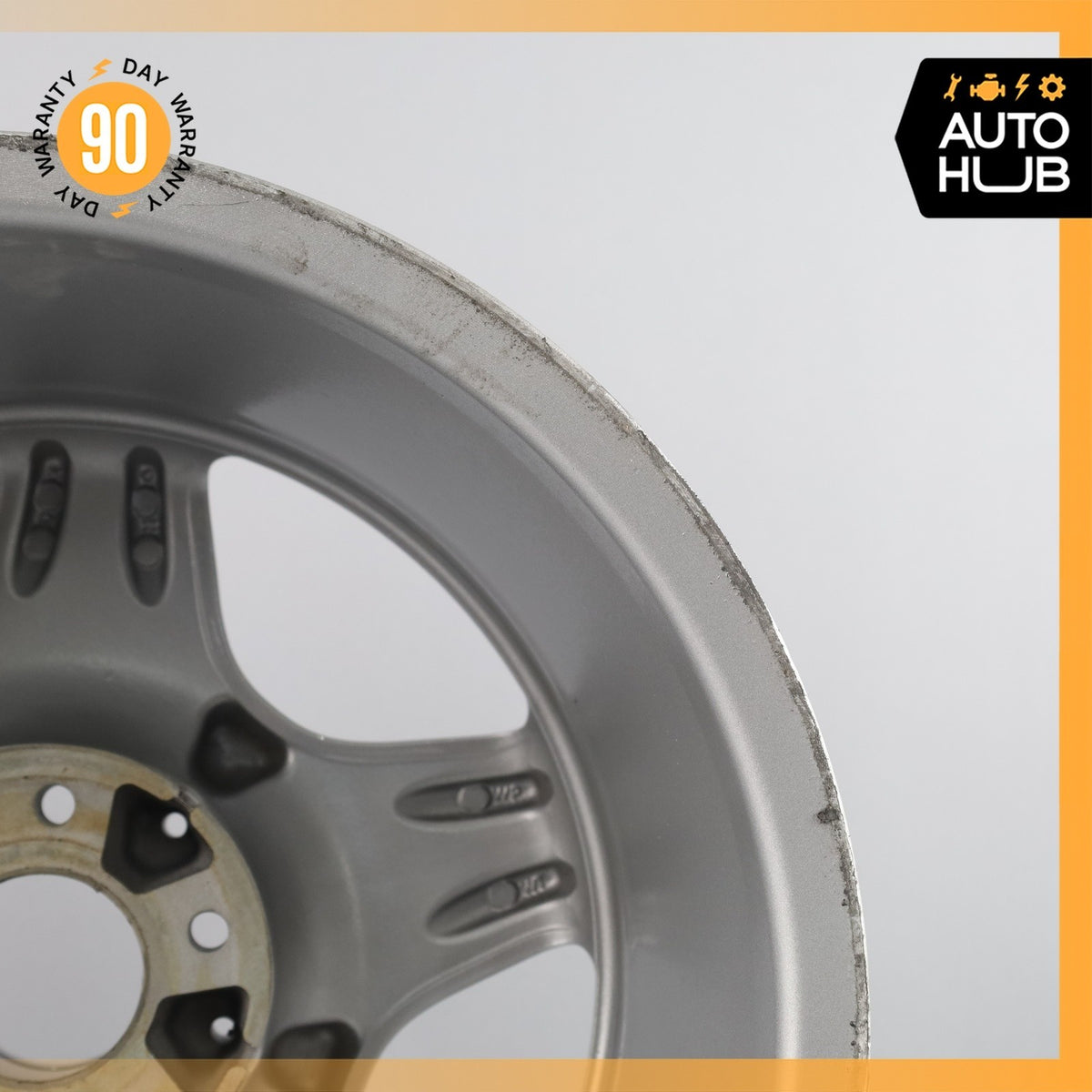 Mercedes R170 SLK230 C280 8.5 x 17 17" Rear Wheel Rim Silver 1704011402 OEM - photo 12