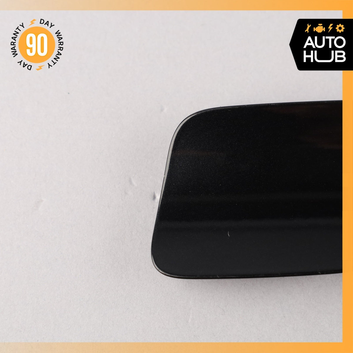 BMW F15 X5 Rear Right Bumper Tow Hook Cover Panel Trim Black OEM - photo 2