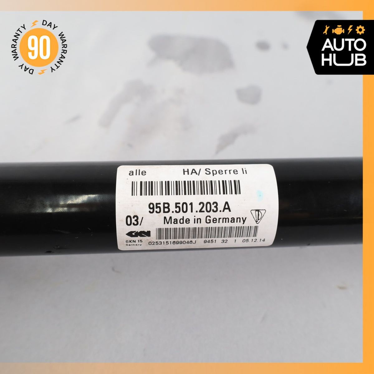 15-22 Porsche Macan S 95B Rear Left Driver Side Axle CV Shaft OEM - photo 13