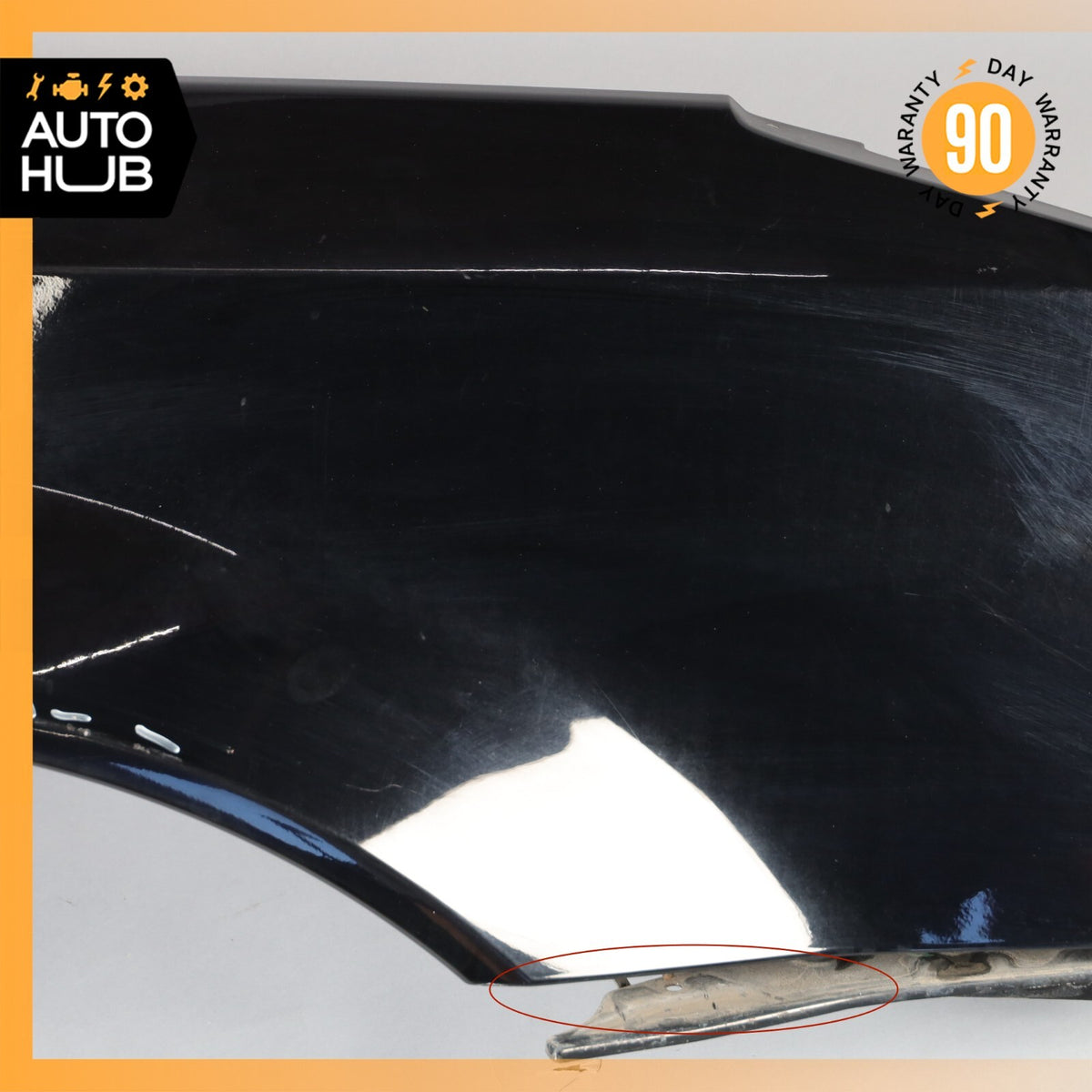 04-09 Cadillac XLR Quarter Panel Rear Left Driver Side Black 10355380 OEM - photo 9